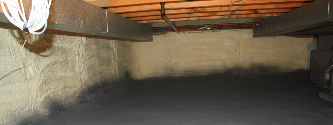 Waterloo spray foam insulation for crawl spaces